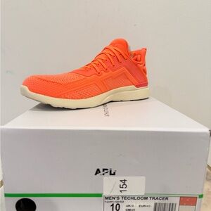 NIB! APL Men's Techloom Sneakers in orange men size 10